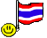 Gifs Animés drapeau de la thailande 3