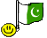 EMOTICON drapeau du pakistan 3