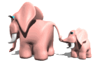 Gifs Animés elephants 136
