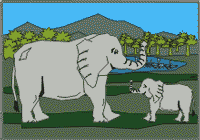 Gifs Animés elephants 264