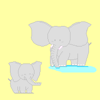 Gifs Animés elephants 334