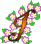 Gifs Animés fleurs alphabet 9