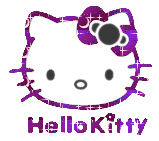 EMOTICON hello kitty glitter 24