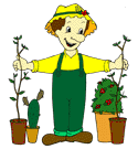 EMOTICON jardinier 30
