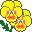 Smiley fleurs 446