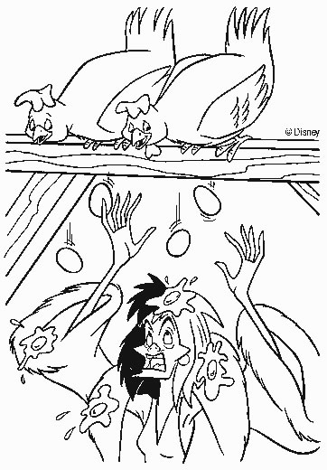 Coloriage 16 101 dalmatians