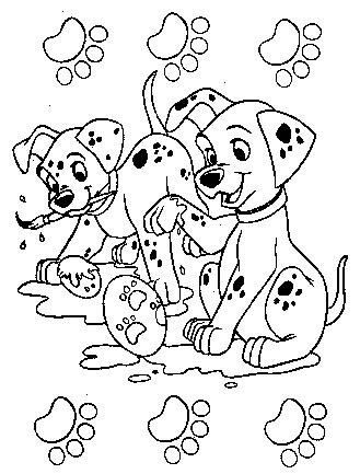 Coloriage 19 101 dalmatians