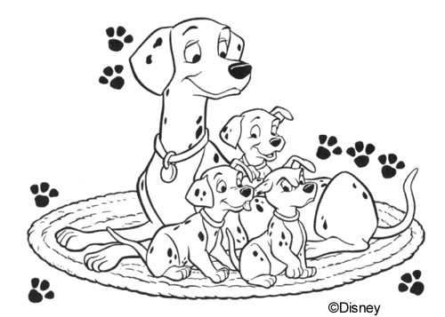 Coloriage 2 101 dalmatians