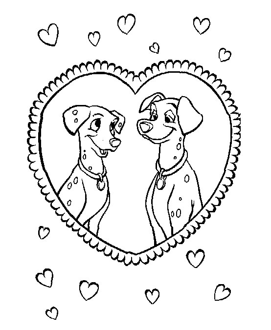 Coloriage 21 101 dalmatians