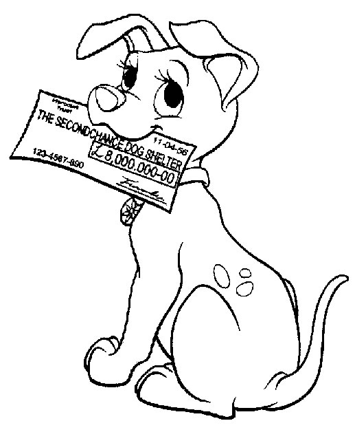 Coloriage 27 101 dalmatians