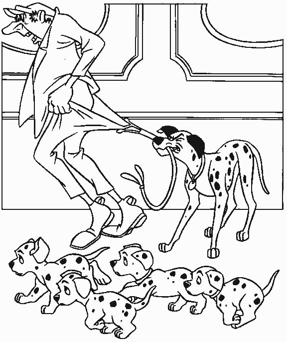 Coloriage 3 101 dalmatians