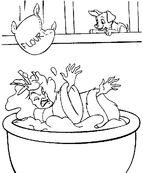 Coloriage 30 101 dalmatians