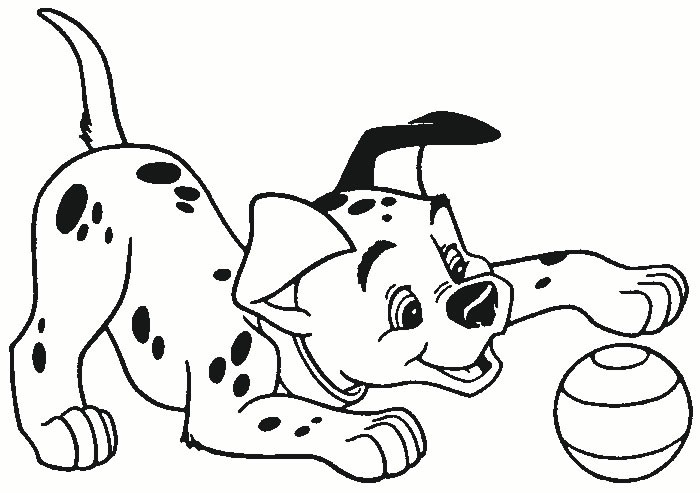 Coloriage 6 101 dalmatians