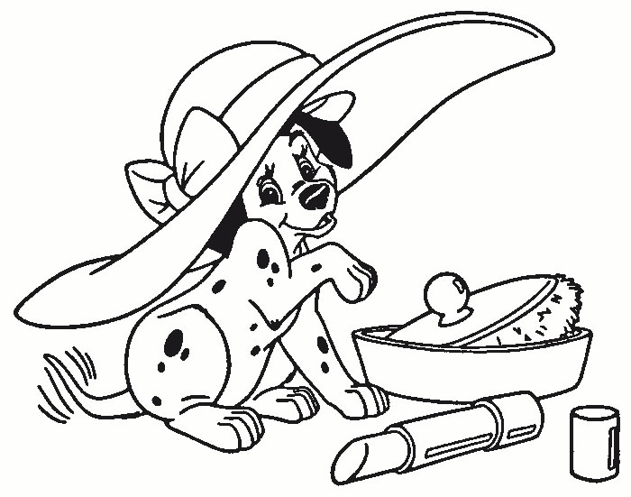 Coloriage 8 101 dalmatians