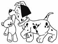 Coloriage 101 dalmatians 7