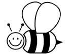 Coloriage Abeilles 2