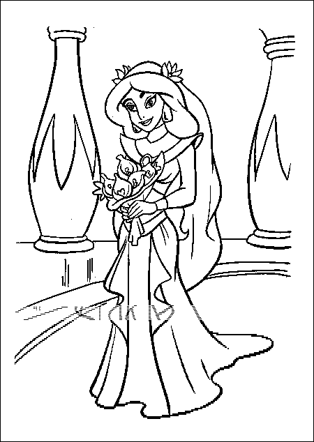 Coloriage 15 Aladdin