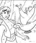 Coloriage Aladdin 10