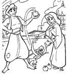 Coloriage Aladdin 12