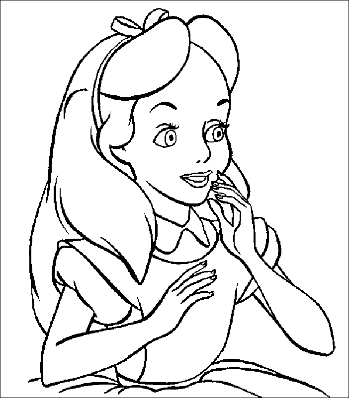 Coloriage 12 Alice