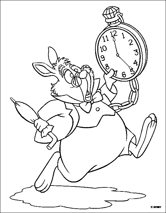 Coloriage 16 Alice