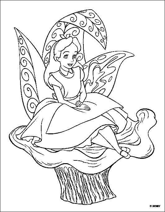 Coloriage 18 Alice