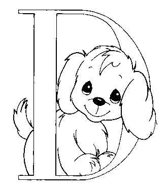 Coloriage 14 Alphabet animaux