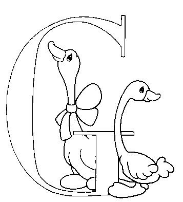 Coloriage 17 Alphabet animaux