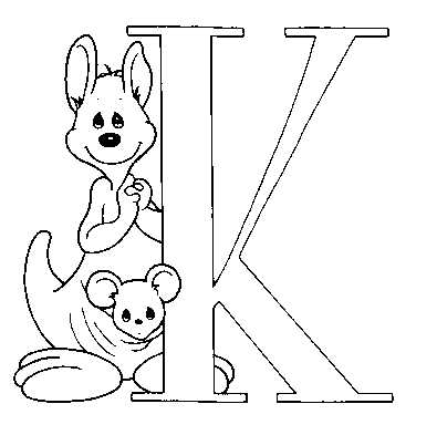 Coloriage 20 Alphabet animaux