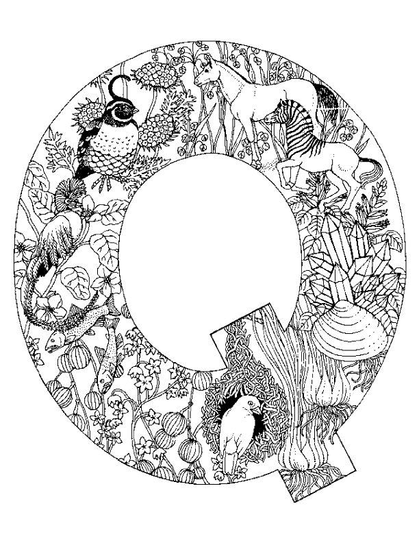 Coloriage 30 Alphabet animaux