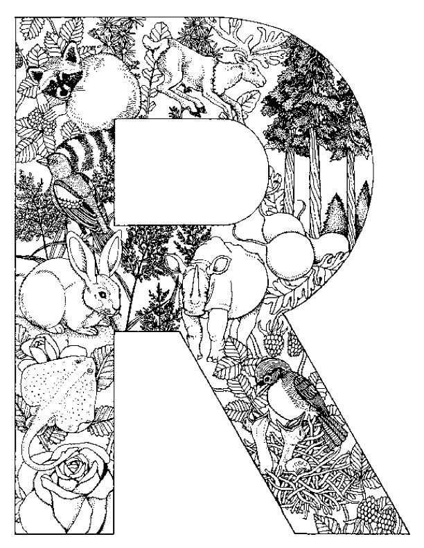 Coloriage 31 Alphabet animaux