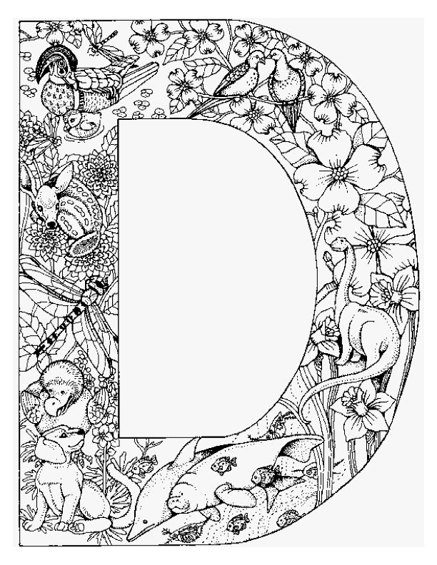 Coloriage 53 Alphabet animaux