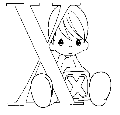 Coloriage 9 Alphabet animaux