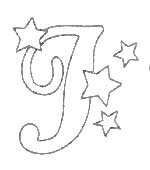 Coloriage 10 Alphabet de noel