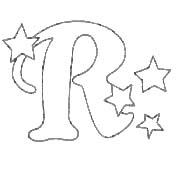 Coloriage 18 Alphabet de noel
