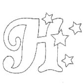 Coloriage 8 Alphabet de noel