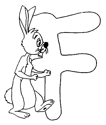 Coloriage 6 Alphabet winnie l-ourson