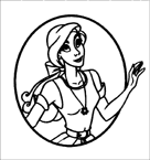Coloriage Anastasia 5