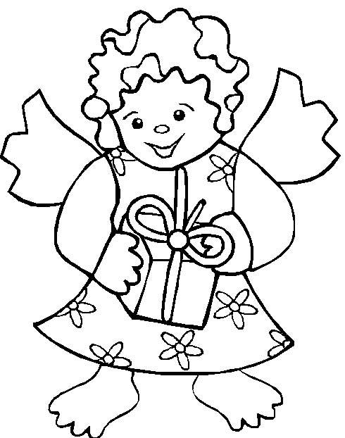 Coloriage 7 Anges