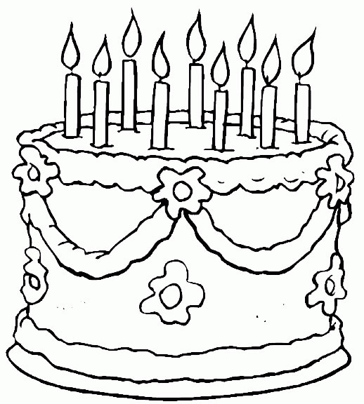 Coloriage 1 Anniversaire