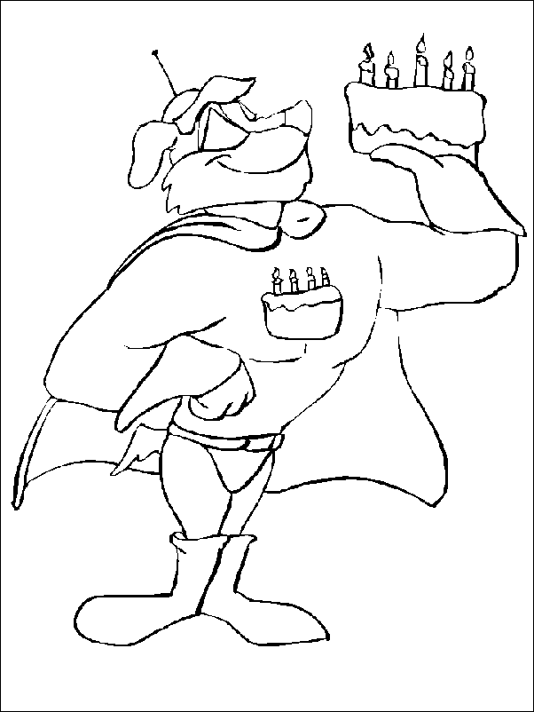 Coloriage 20 Anniversaire