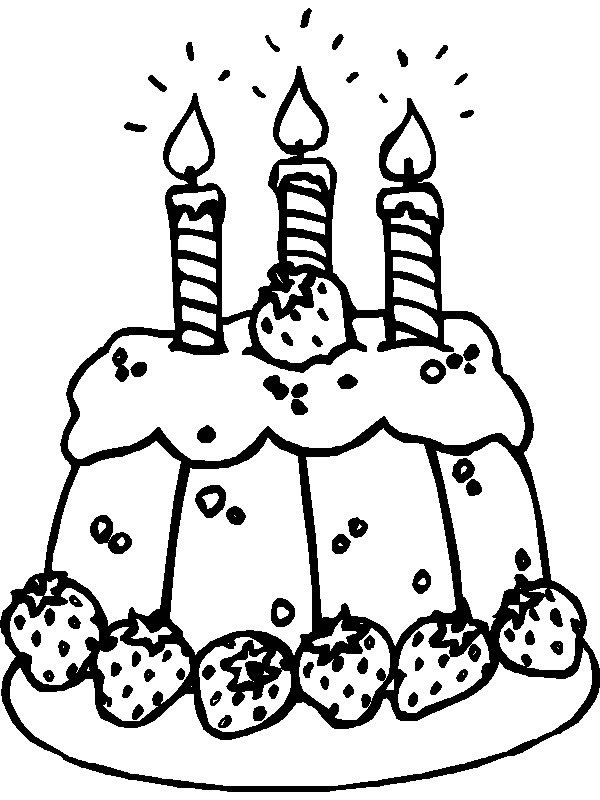 Coloriage 3 Anniversaire