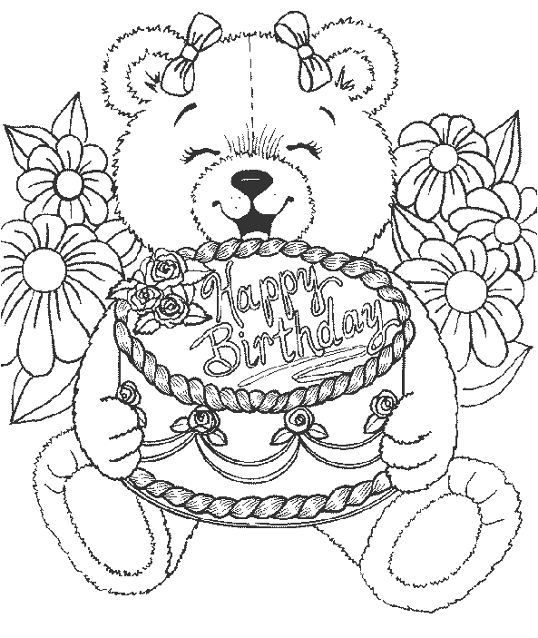 Coloriage 34 Anniversaire