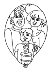 Coloriage Anniversaire 23