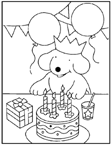Coloriage Anniversaire 33