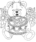 Coloriage Anniversaire 34