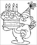 Coloriage Anniversaire 50