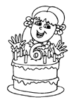 Coloriage Anniversaire 65