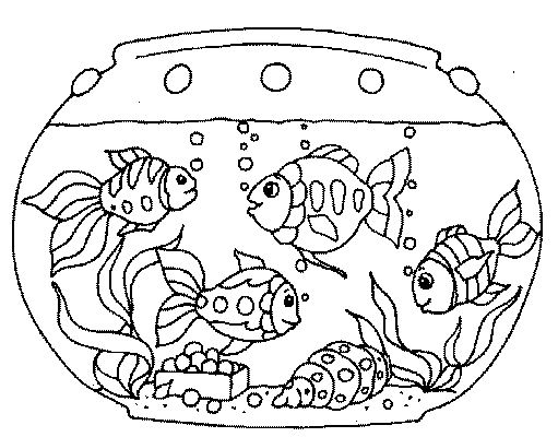 Coloriage 18 Aquarium