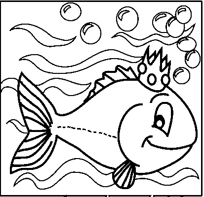 Coloriage 5 Aquarium